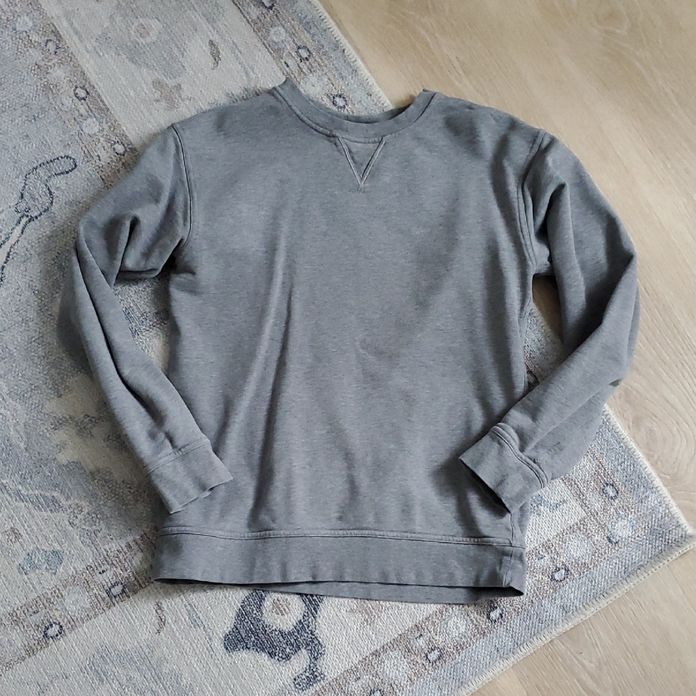 Lululemon All Yours Crew Gray Pullover Sweatshirt SzS
